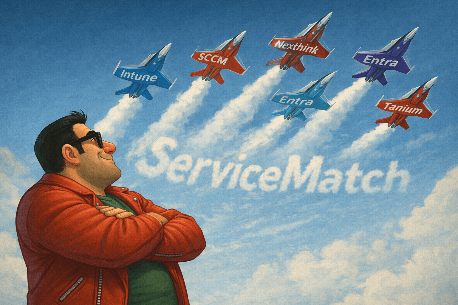 Discovery sources converging into ServiceMatch